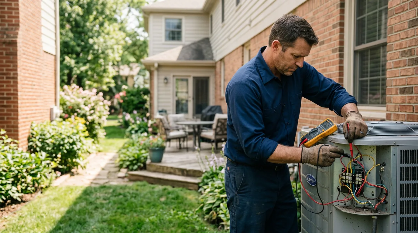 HVAC technician working near Swords Creek, VA